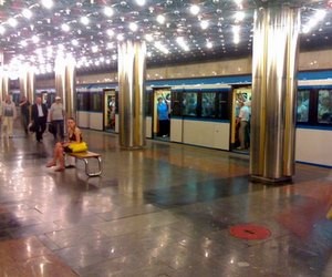 New student passes in the Kyiv metro (video)
