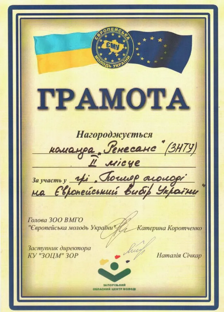 Студенти ЗНТУ відзначилися у діловому змаганні!