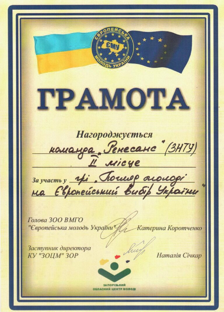 Студенти ЗНТУ відзначилися у діловому змаганні!