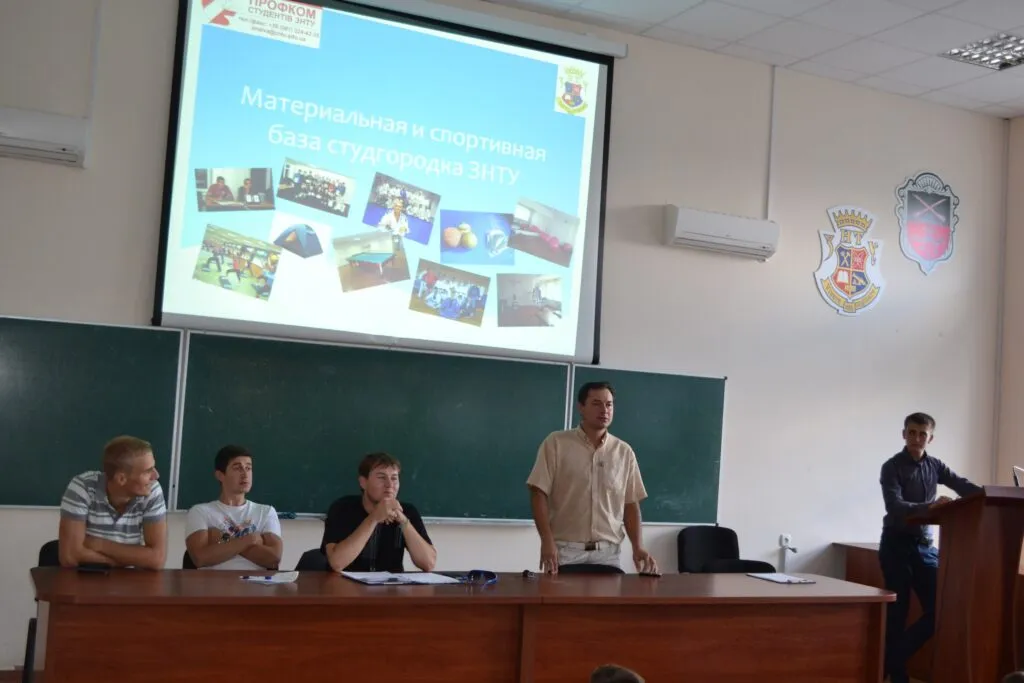 Meeting with first-year residents of ZNTU dormitories