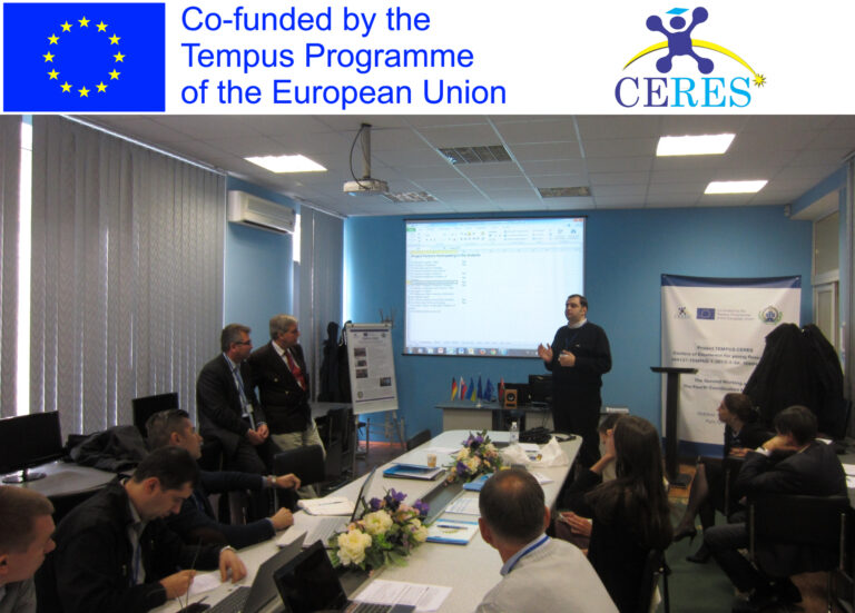 Реалізація міжнародного проекту CERES з підготовки молодих вчених