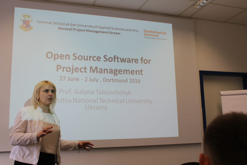 Summer school on project management