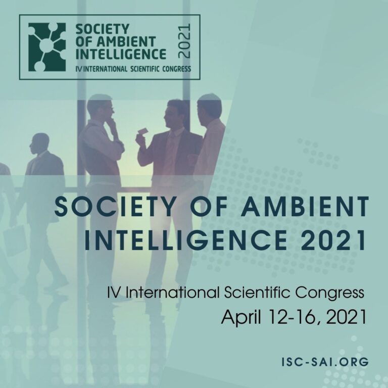 Запрошуємо взяти участь у IV Міжнародному науковому конгресі Society of Ambient Intelligence 2021