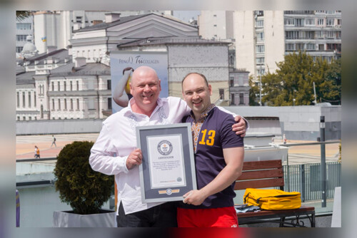 The representative of the «machine» is in the Guinness Book of Records!
