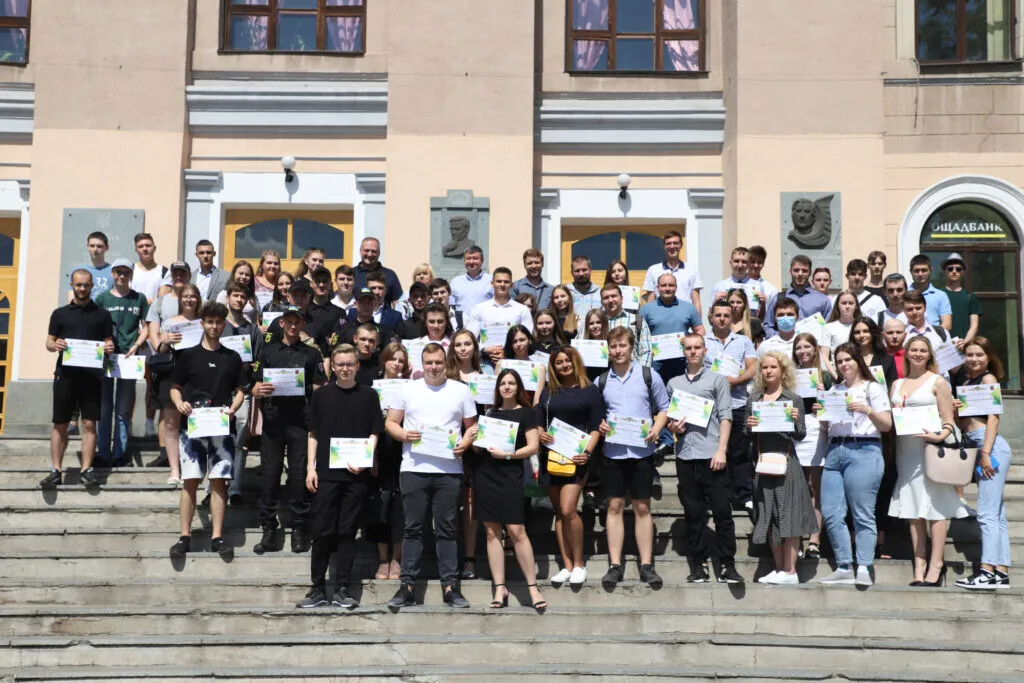 Ceremony of awarding certificates to the laureates of the city program to support gifted youth in Zaporizhzhia