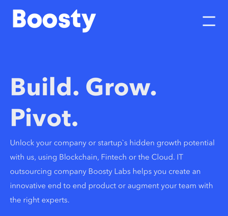 Конкурс на здобуття гранту від команди BOOSTYLABS