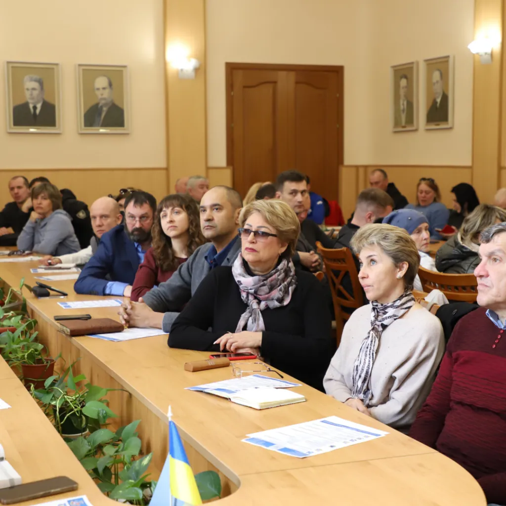 Meeting with the leadership of the Department of Youth, Physical Culture and Sports of the Zaporizhzhia Regional State Administration, the Department of Sports, Family and Youth of the Zaporizhzhia City Council, directors of children’s and youth sports schools and representatives of the coaching staff