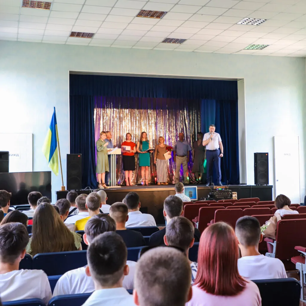Graduation ceremony at Zaporizhzhia Construction Vocational College