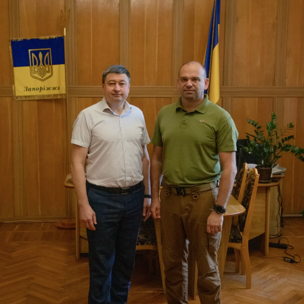 Meeting with the heads of the Zaporizhzhia Regional State Administration and the Regional Military Administration