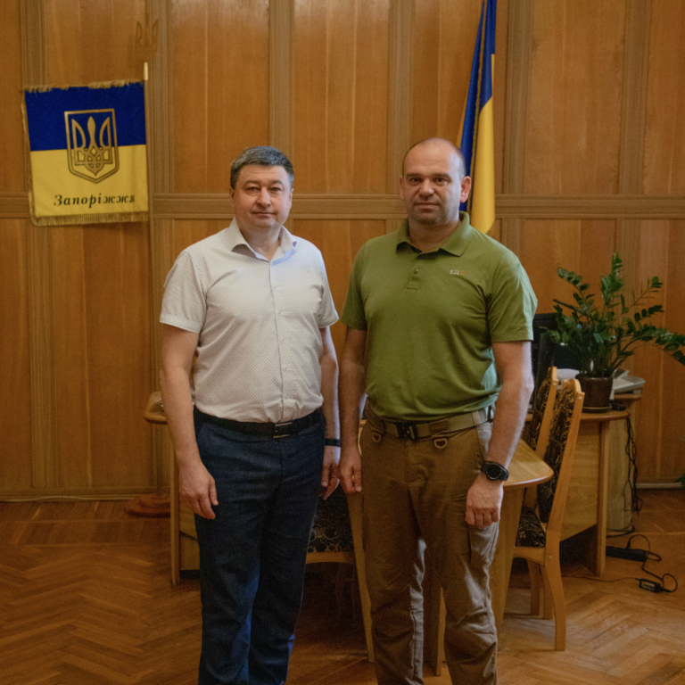 Meeting with the heads of the Zaporizhzhia Regional State Administration and the Regional Military Administration