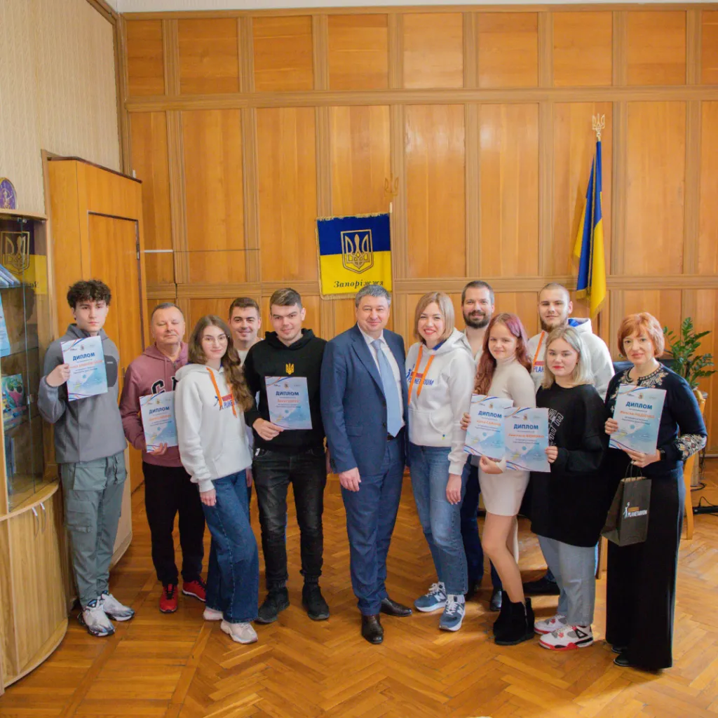 Awarding the winners of the «Zaporizhzhia Space Challenge» competition
