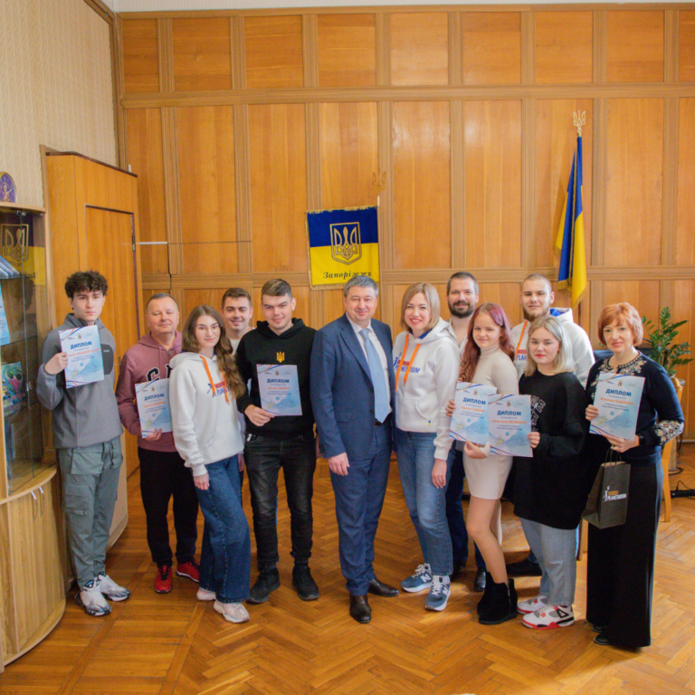 Нагородження переможців конкурсу «Zaporizhzhia Space Challenge»