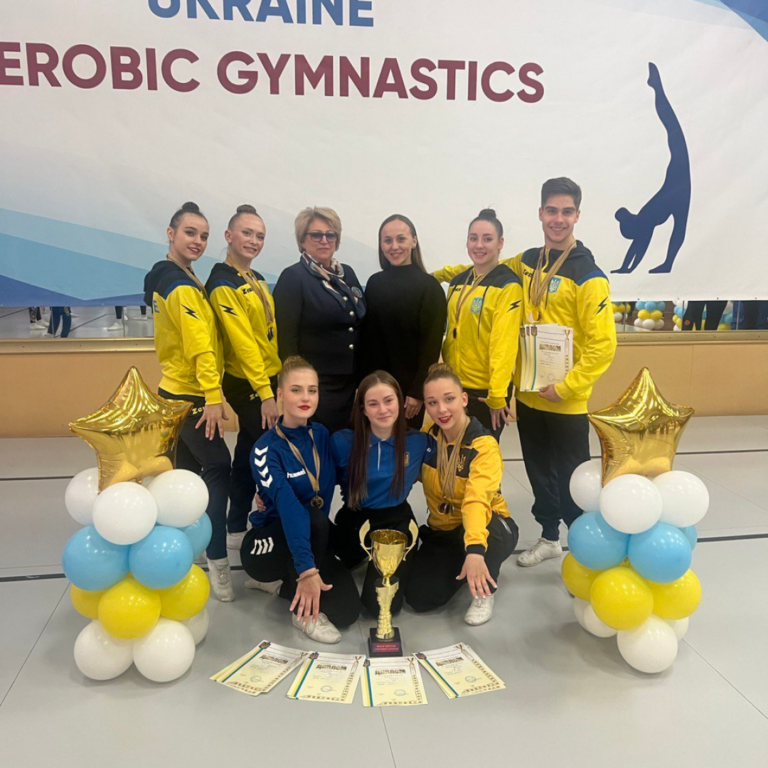 1st place in the Ukrainian Cup in Aerobics