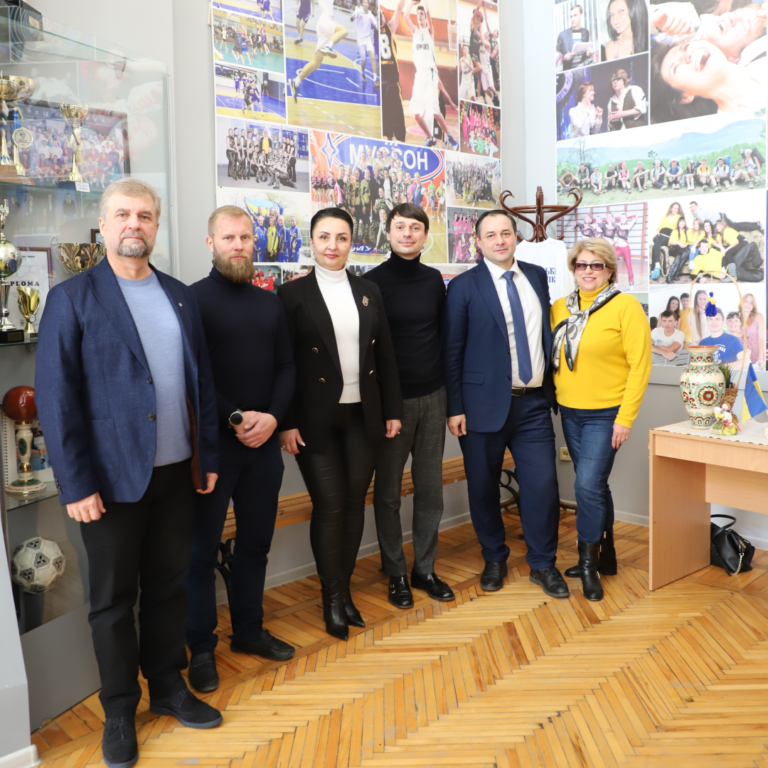 President of the Hockey Federation of Ukraine Georgy Zubko at Zaporizhzhia Polytechnic