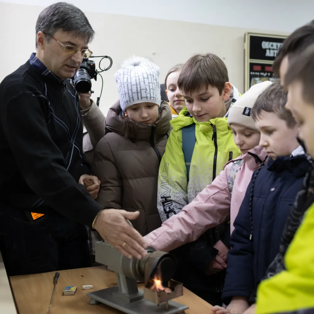 Students of the Academic Lyceum «Vybir» visit Zaporizhzhia Polytechnic