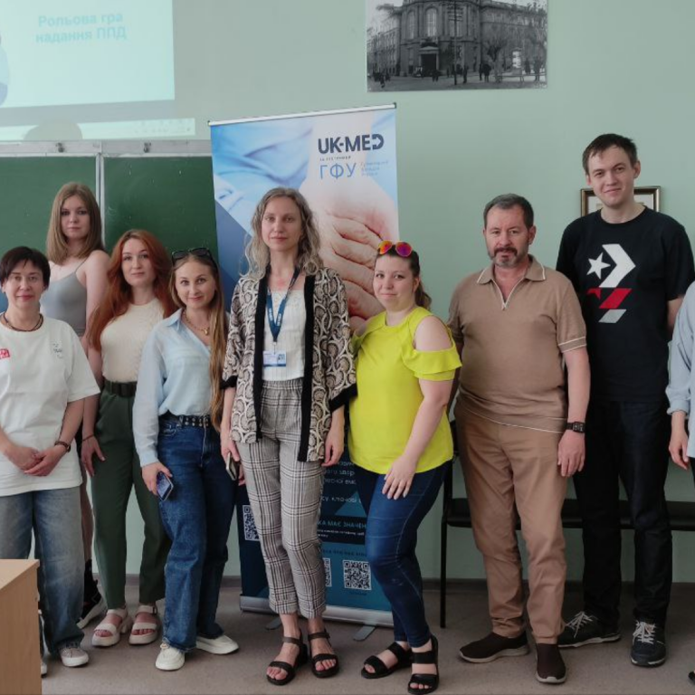 Тренінг з надання першої психологічної допомоги від благодійної неурядової організації «UK-Med»: для студентів, співробітників університету та психологів Запоріжжя