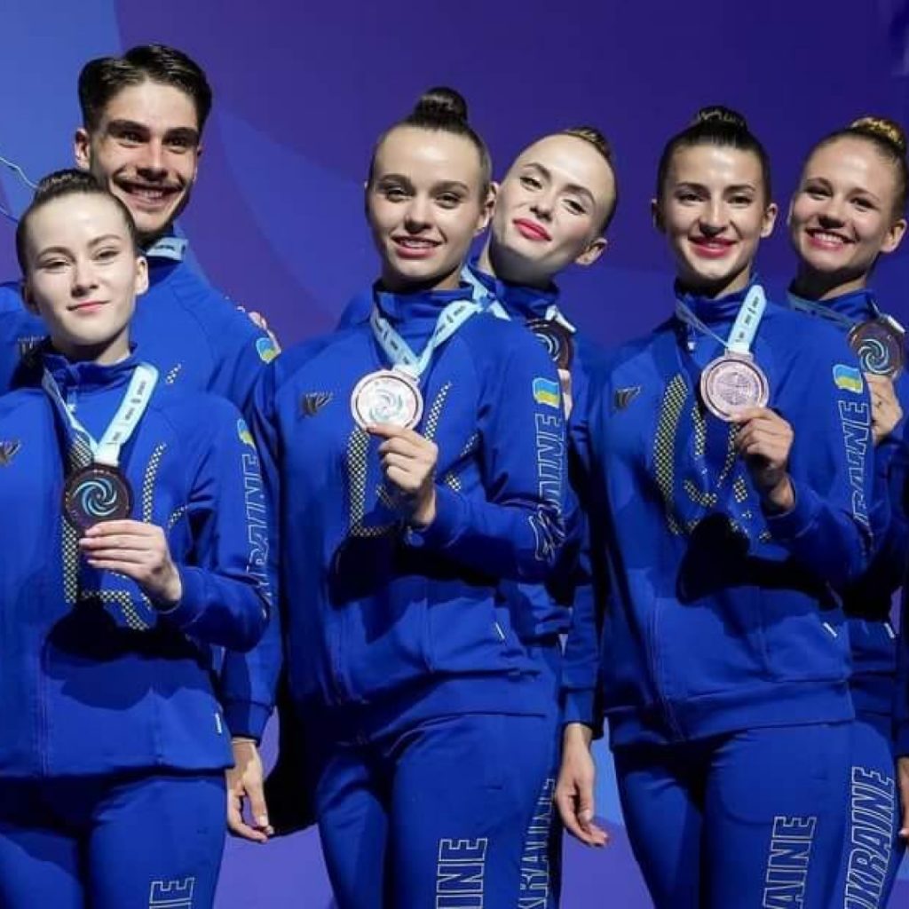 Бронзова нагорода збірної команди України на Чемпіонаті Світу зі спортивної аеробіки!