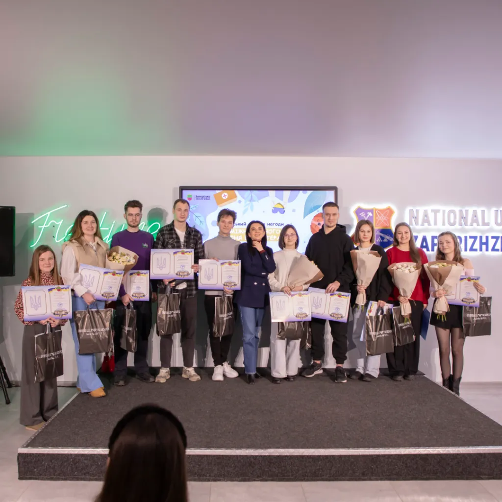 Awards to Zaporizhzhia Polytechnic students for Volunteer Day