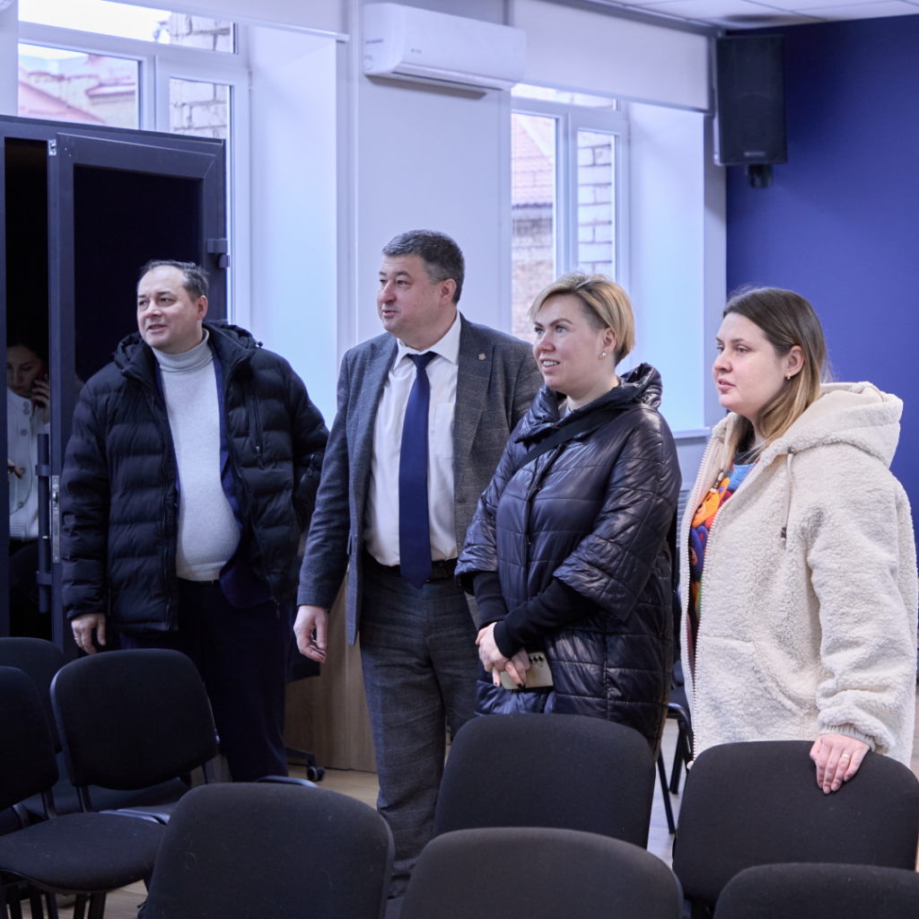 Helvetas Ukraine visit to Zaporizhzhia Polytechnic