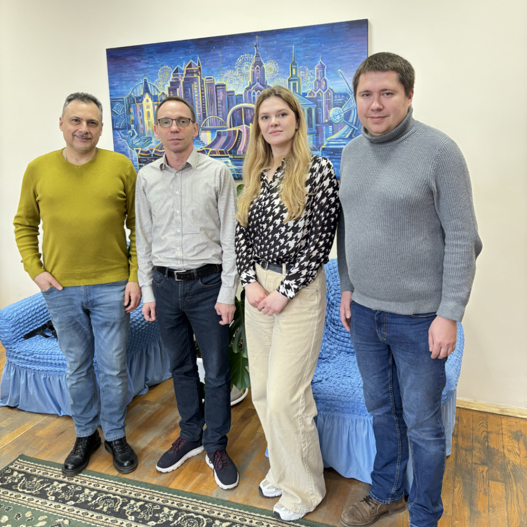 Representatives of the National Research Institution «Research Infrastructures» of the Zaporizhzhia Polytechnic National University visited the O. Gonchar DNU