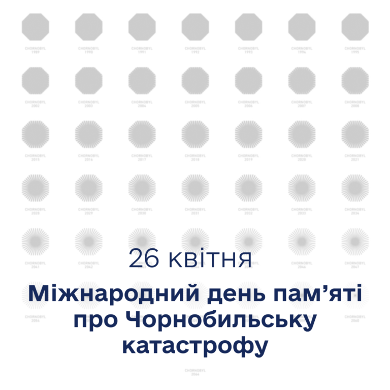 Міжнародний день пам’яті про Чорнобильську катастрофу