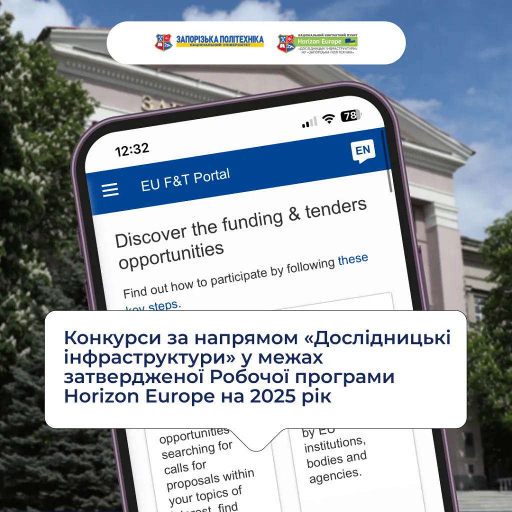 Competitions in the area of ​​«Research Infrastructures» have been opened within the framework of the approved Horizon Europe Work Programme for 2025