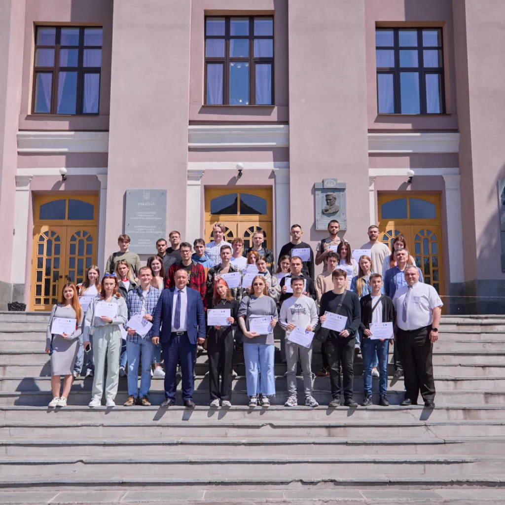 Presentation of DAAD-Stipendium Ukraine Digital certificates at Zaporizhzhia Polytechnic University