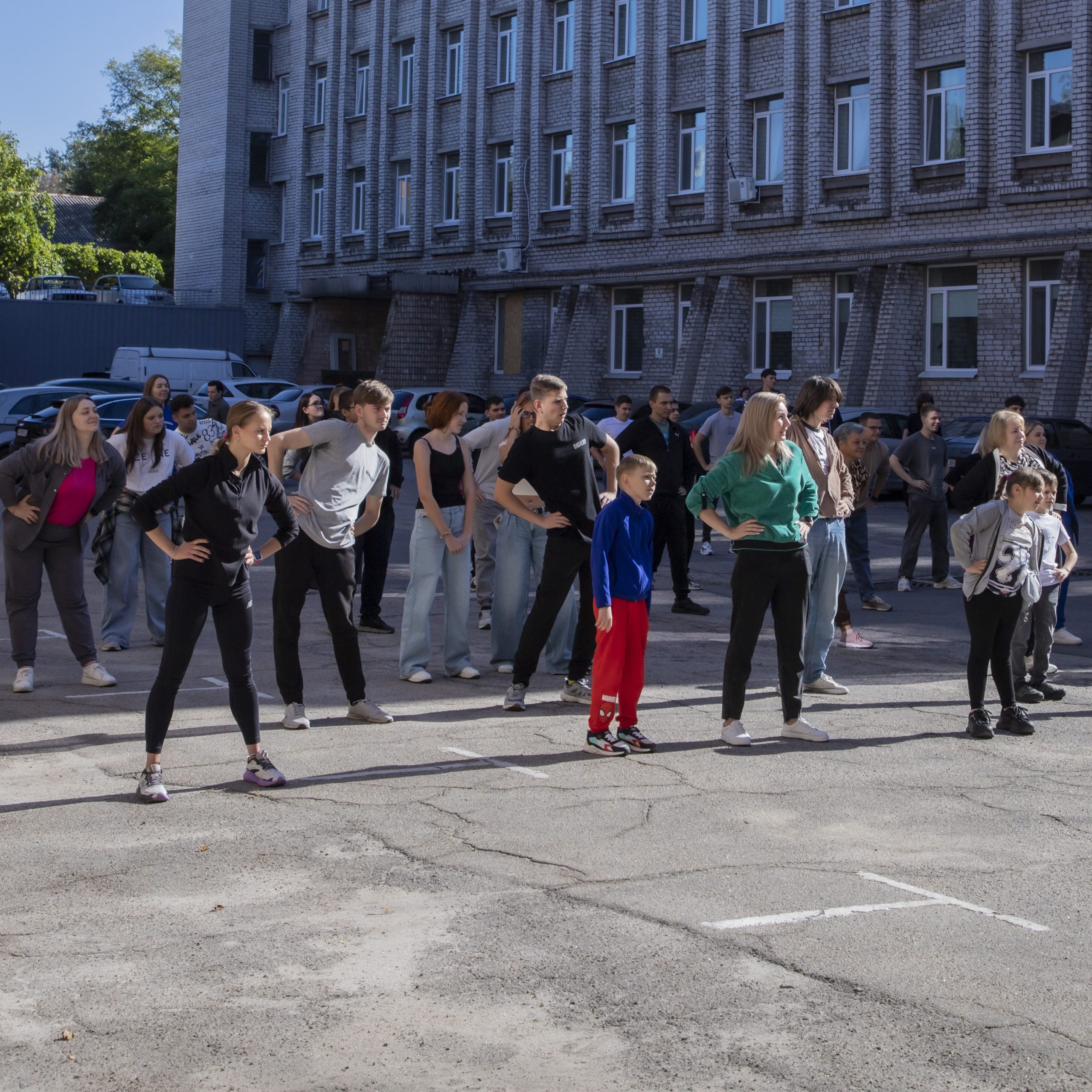 On September 22, on the occasion of International Student Sports Day, students and employees of Zaporizhia Polytechnic National University began their active day with a morning workout.