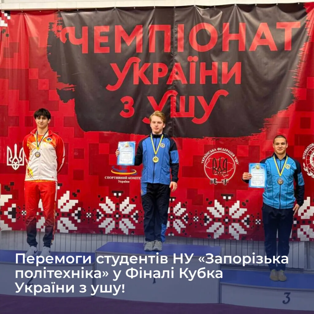 Victories of students of Zaporizhzhia Polytechnic National University in the Final of the Ukrainian Wushu Cup!