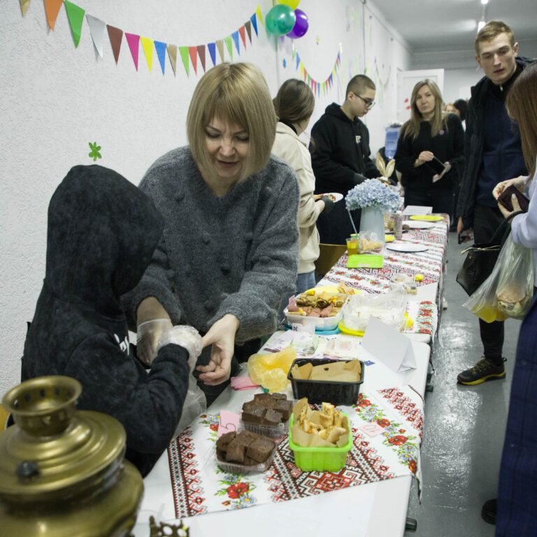 Charity fair from the Dniprorudnenskaya community