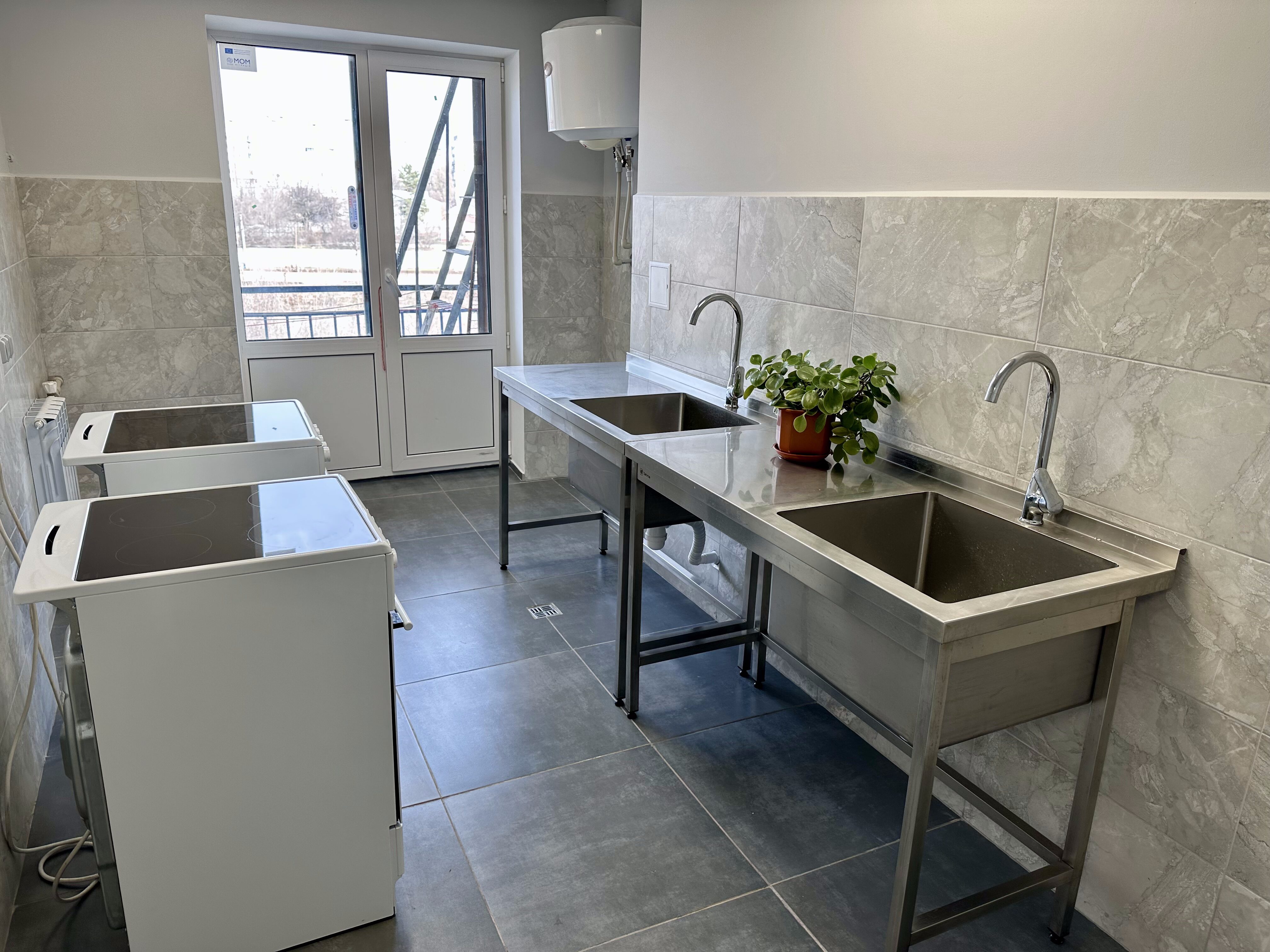Electric stoves are installed in every dormitory building and are available for use
