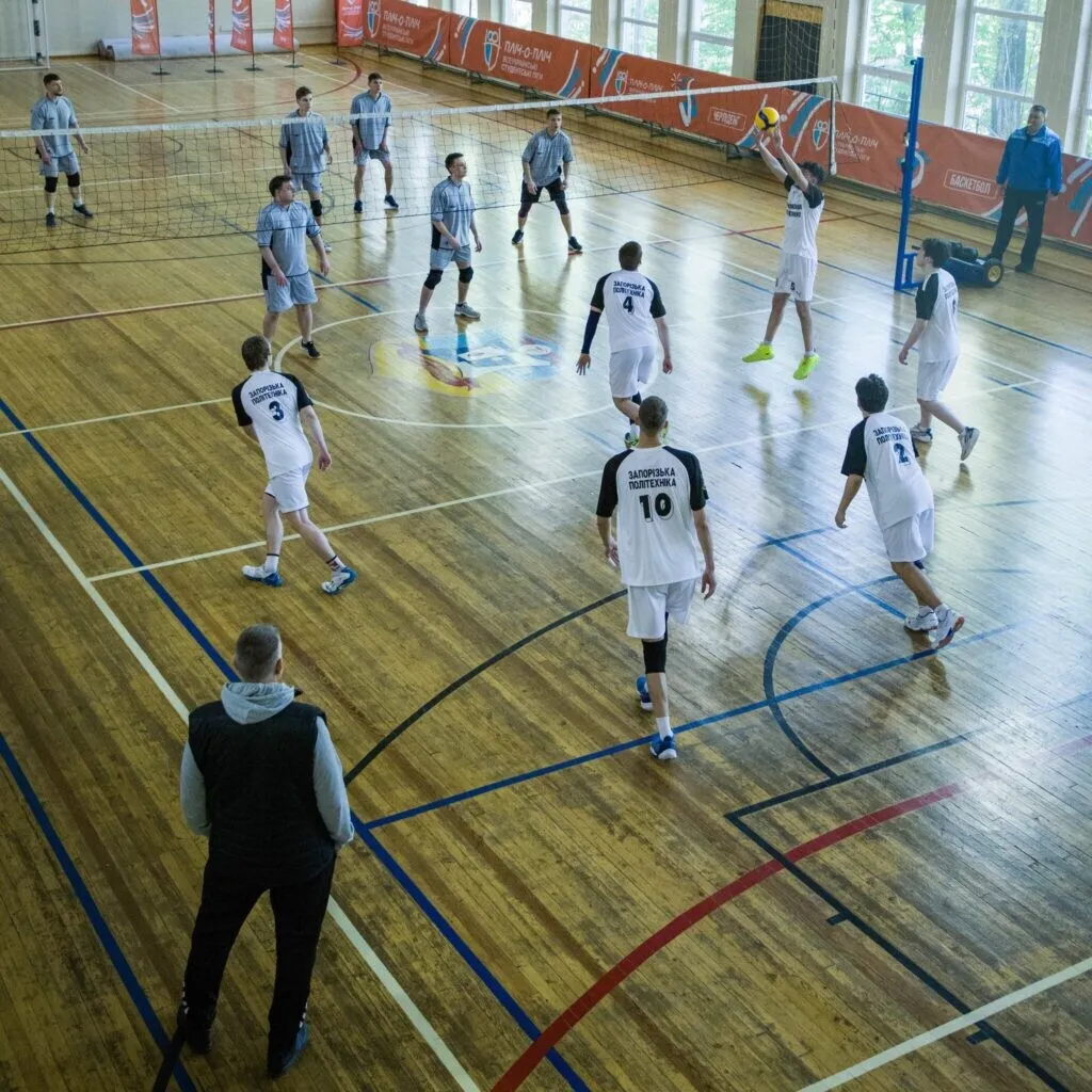The volleyball team of Zaporizhia Polytechnic University took 2nd place in the 2nd stage of the regional competitions “Side by Side of the All-Ukrainian Student League”!