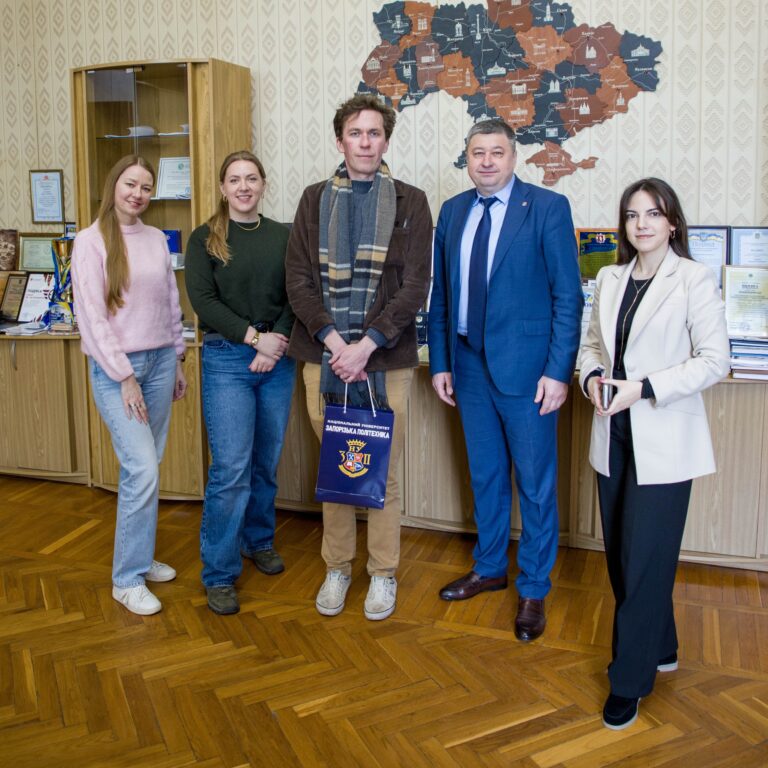 Representative of the National Education Union (NEU) of Great Britain, Michael Kearney, visited Zaporizhzhia, in particular, the Zaporizhzhia Polytechnic National University