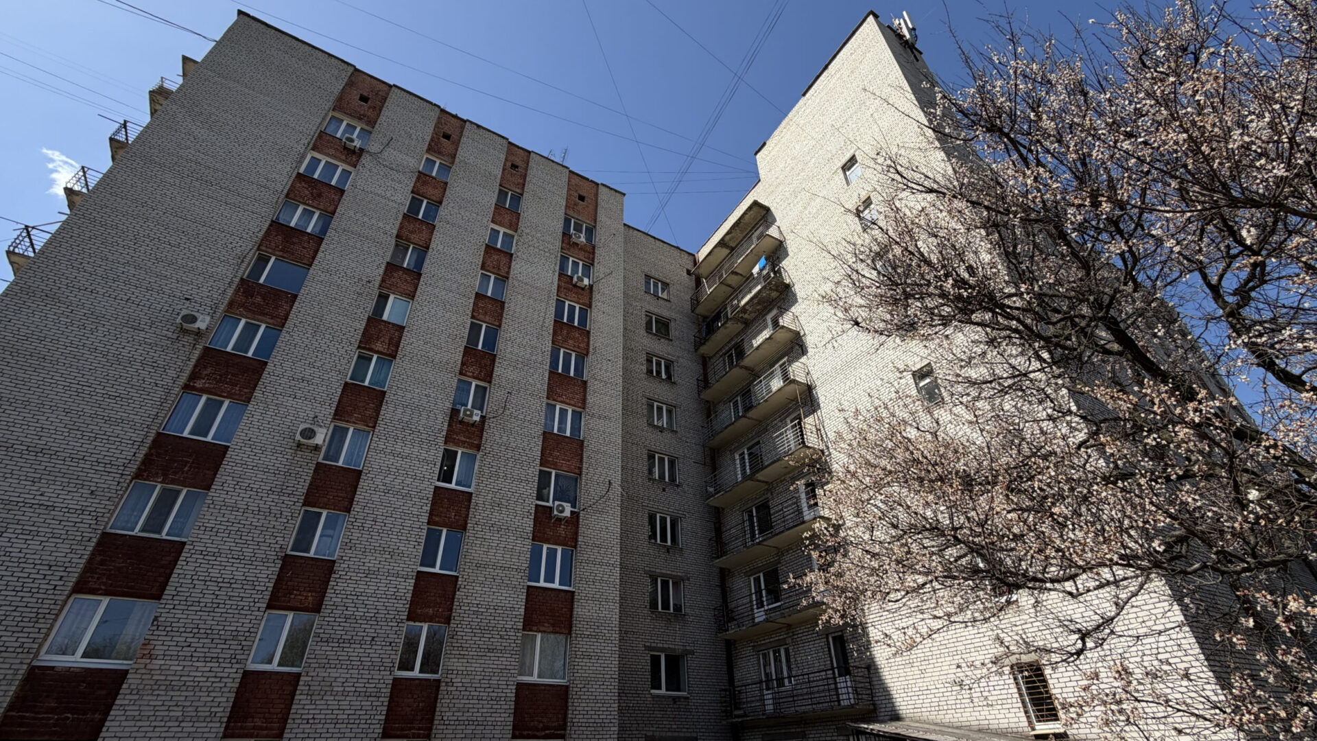 A view of the dormitory