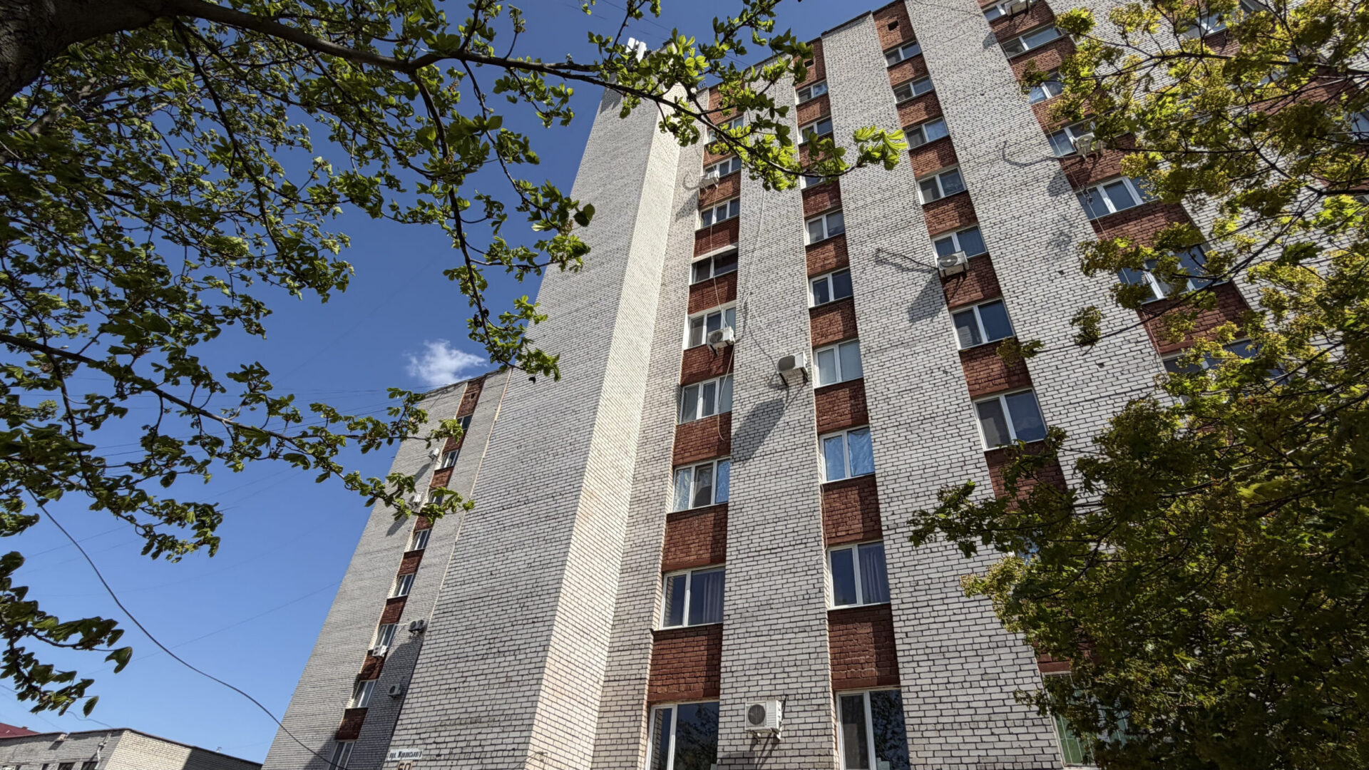 A view of the dormitory