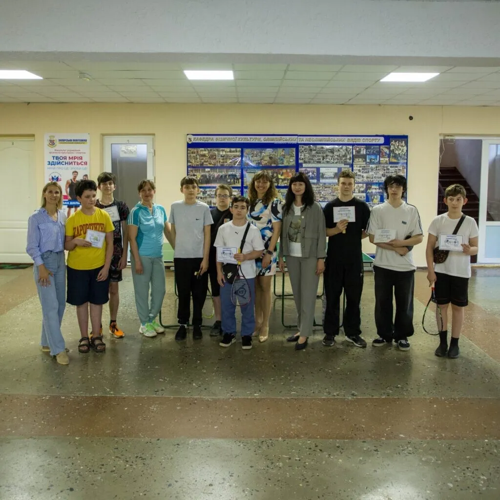 Завершення занять в гуртках ДЮНУ — «Академія здоров’я», «Настільний теніс» і «Кросмінтон»