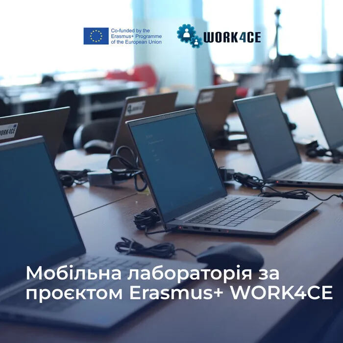 Mobile laboratory under the Erasmus+ WORK4CE project