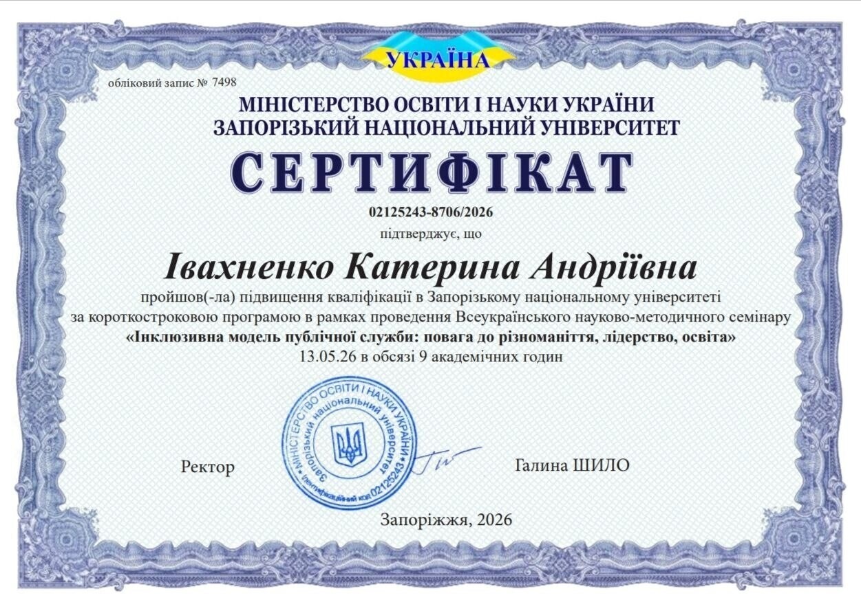 Новини кафедри бізнесу та управління
