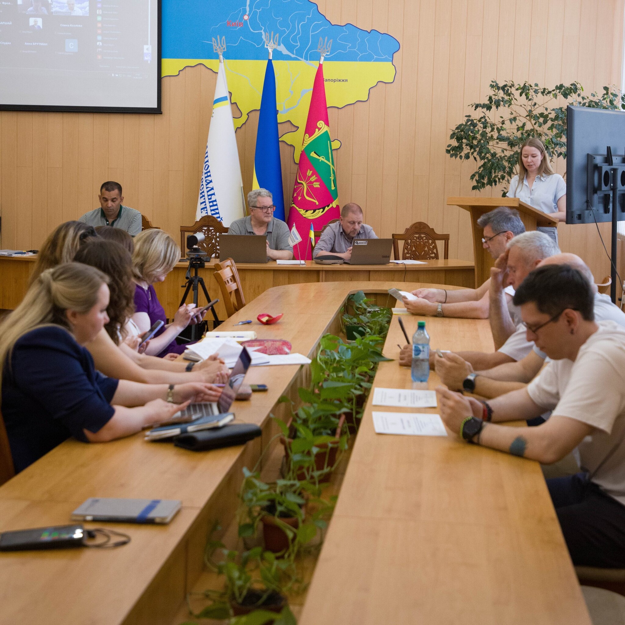 Засідання вченої ради НУ «Запорізька політехніка»