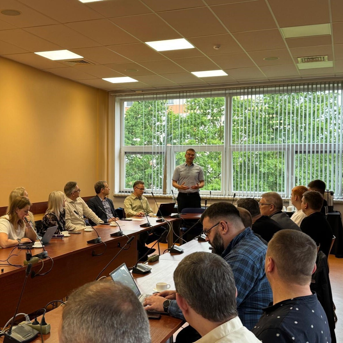 Representatives of Zaporizhia Polytechnic National University participated in the working meeting of the SEDWU project consortium in Kaunas