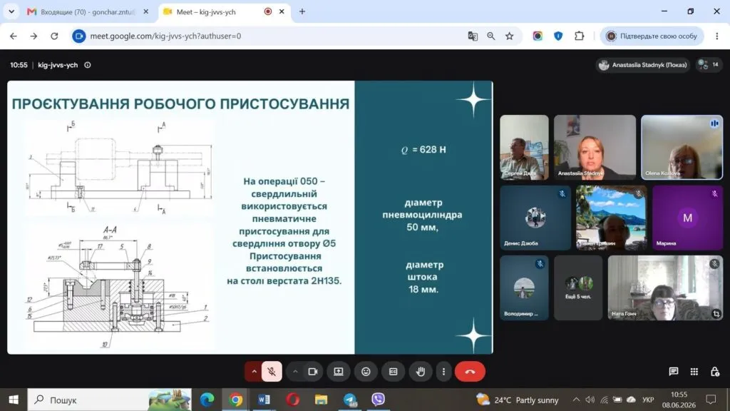 Захист дипломних робіт бакалаврів освітньої програми «Технології машинобудування»