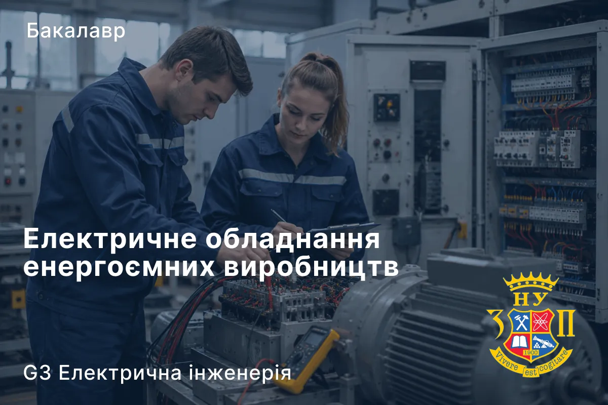Електричне обладнання енергоємних виробництв