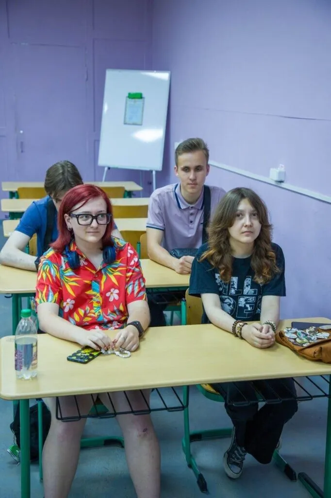 Учасники Медіашколи на занятті