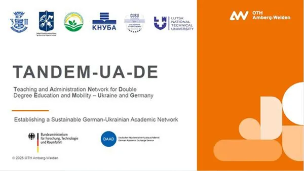 TANDEM-UA-DE Project Certificate