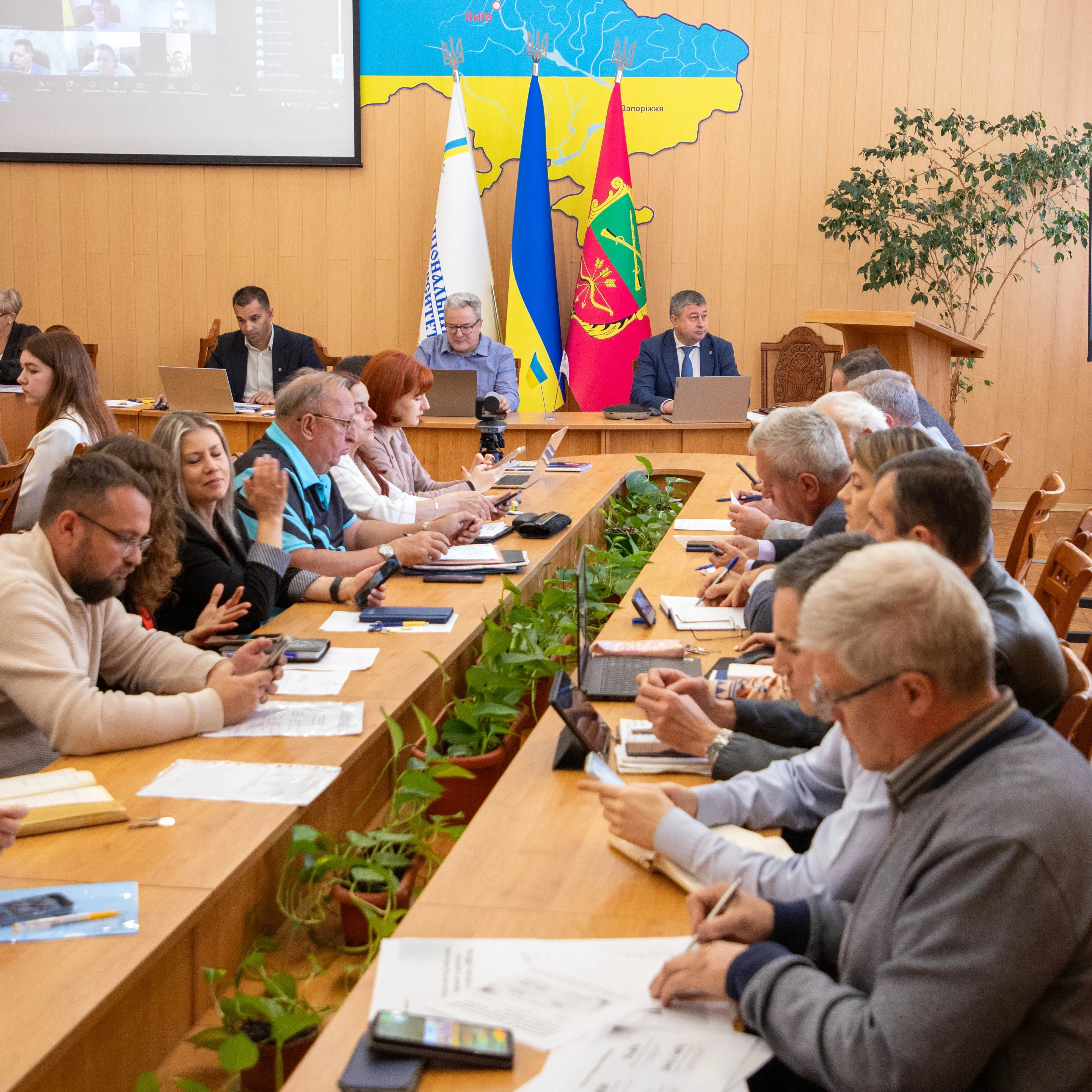 Meeting of the Academic Council of Zaporizhzhia Polytechnic National University