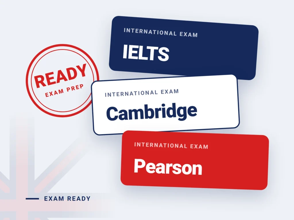 Підготовка до іспитів IELTS, Cambridge English і Pearson